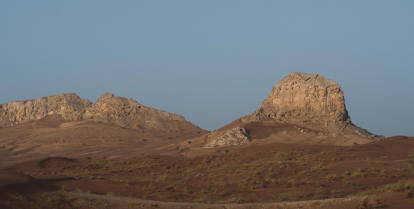 Representative photo of desert & dunes in the UAE, not As Samḩah