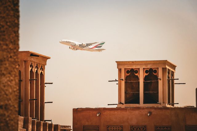 Representative photo of heritage sites in the UAE, not Civil defense building