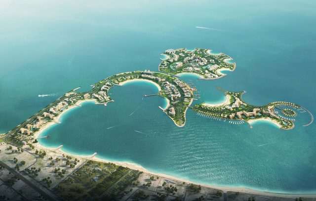 Representative photo of islands & coast in the UAE, not Bū Shiyārah