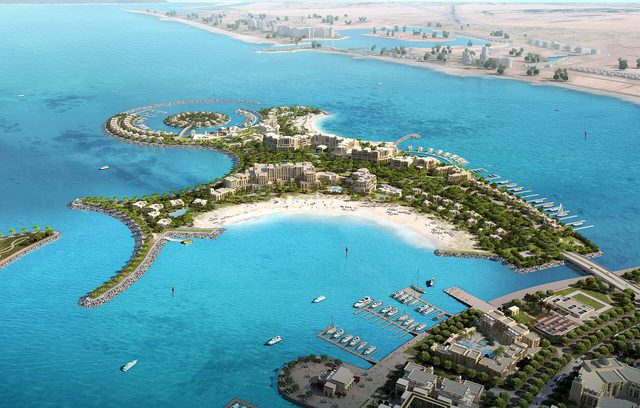 Representative photo of islands & coast in the UAE, not Zirku Island