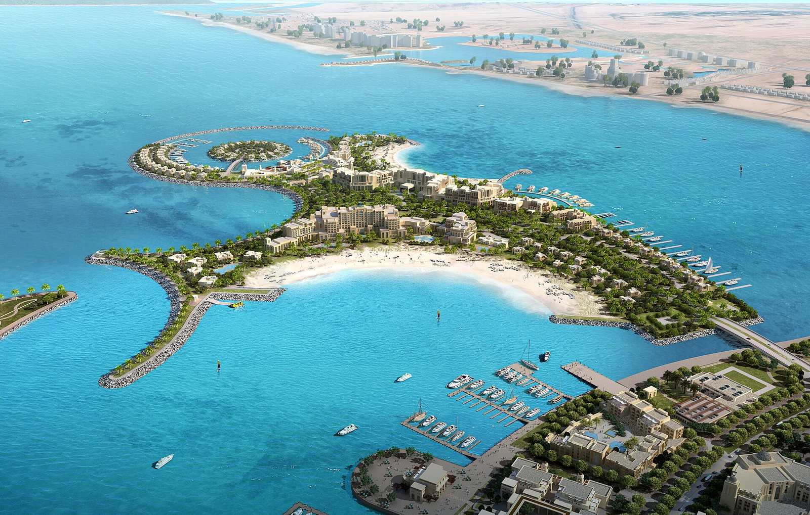 Representative photo of islands & coast in the UAE, not Umm al Birak