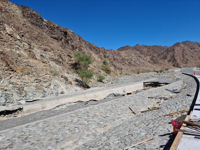 Representative photo of wadis in the UAE, not Wadi Ushail
