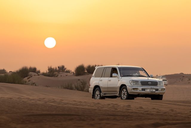 Dubai dune bashing