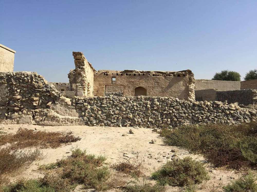 Ghost Town entrance & main attraction — Ghost Village, Jazira Alhamra, Ras Al Khaimah 01.jpg
