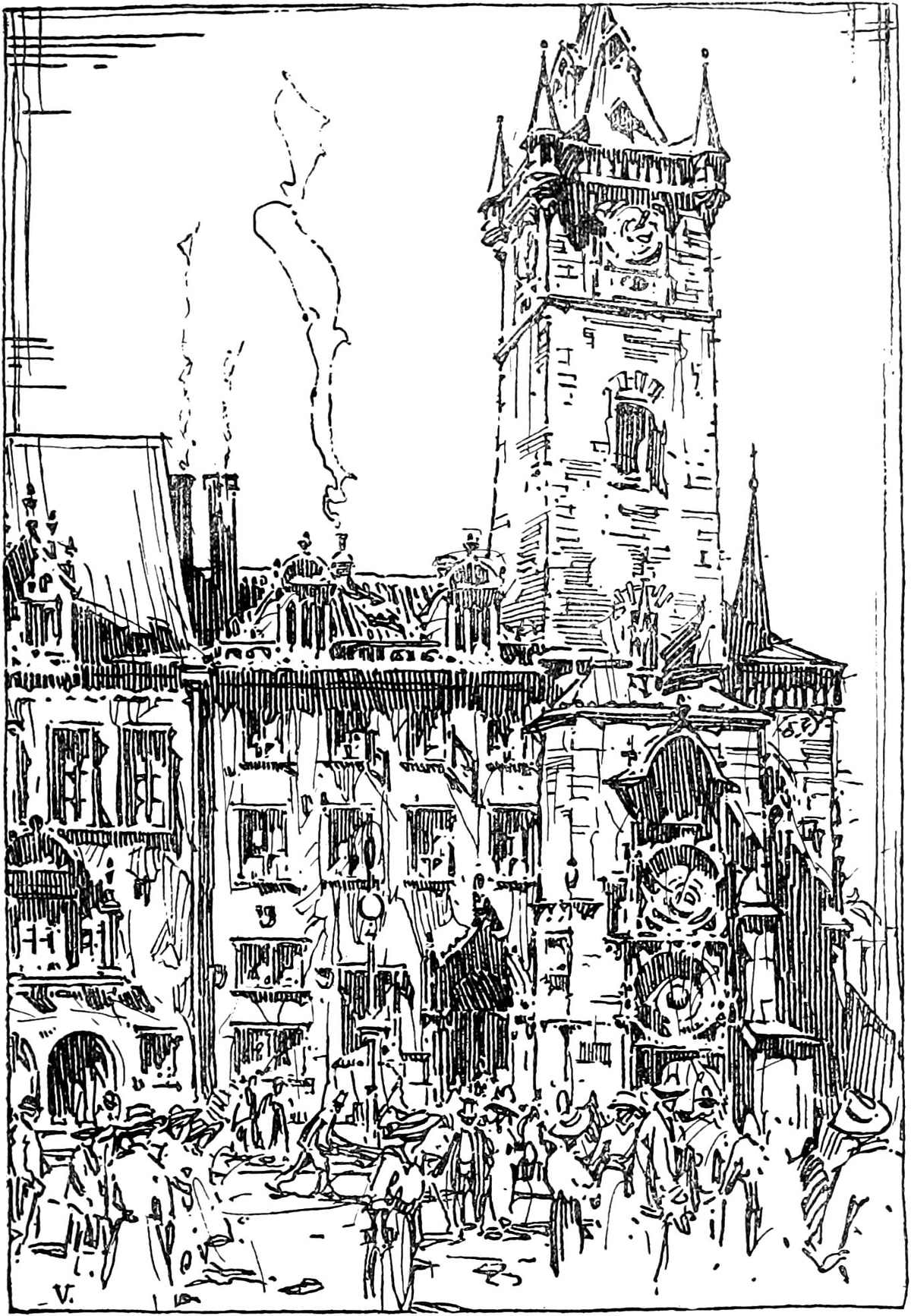 The Heart Of Europe — Prague Old Town Hall tower in The Heart of Europe.jpg
