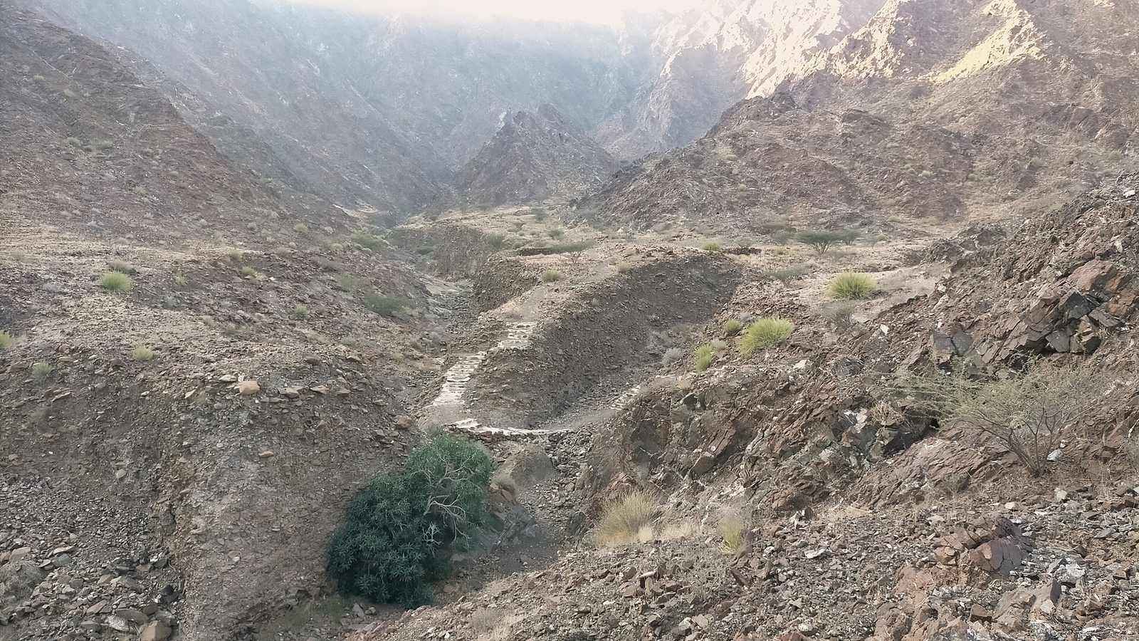Wadi Al Khulaiban — Small gorge of the Wadi Al Khulaiban, a tributary of the Wadi Hadf - 1.jpg