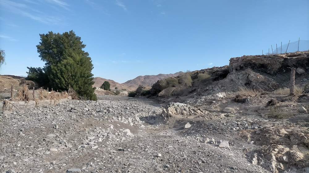 Wadi Esfai — Wadi Esfai, shortly before its mouth in Wadi Sifuni.jpg