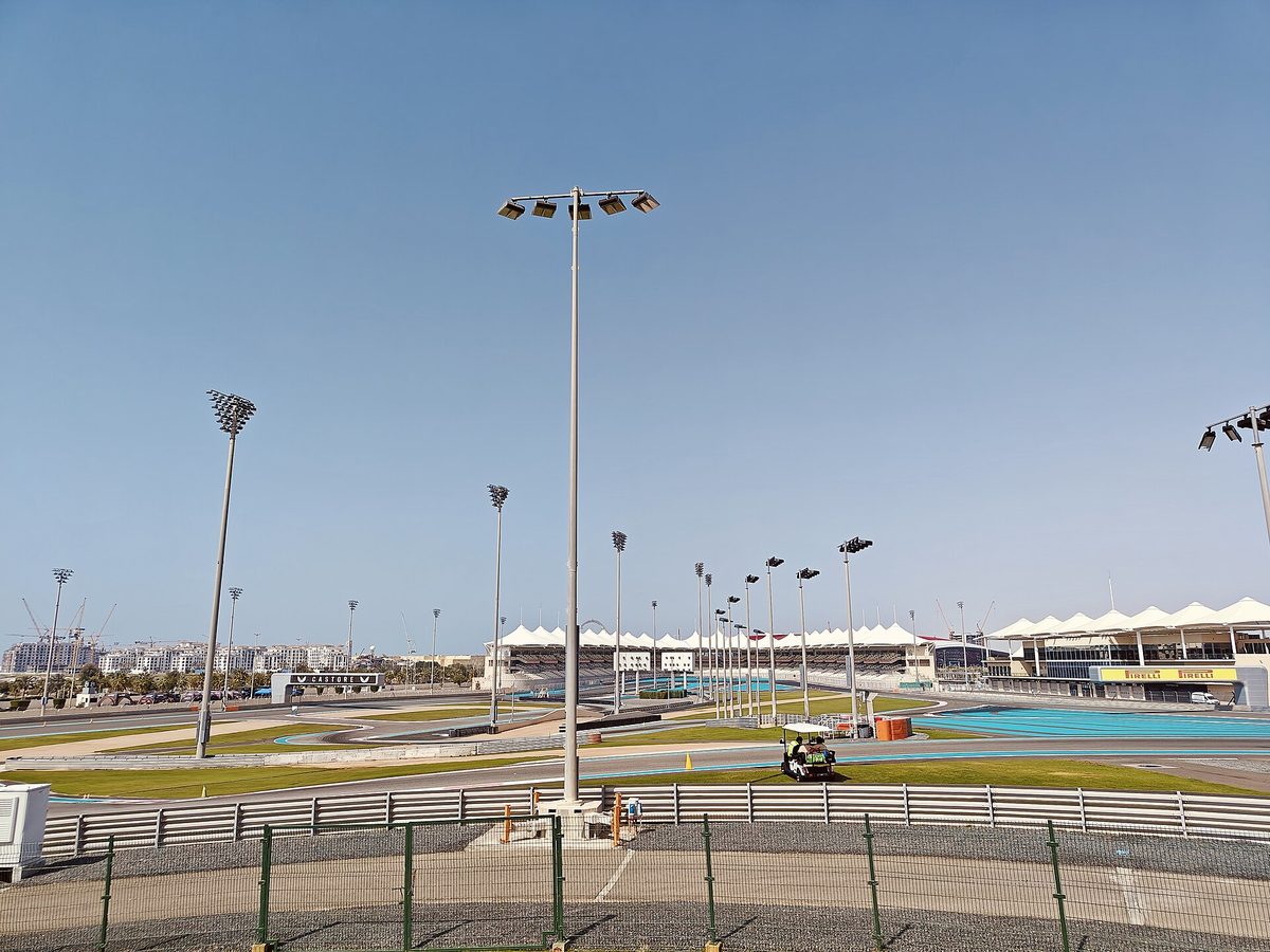 Yas Marina — North Grandstand at the Yas Marina circuit in Abu Dhabi.jpg